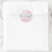 Autocollant Première Sainte Communion Rose Arc-en- (Sac)