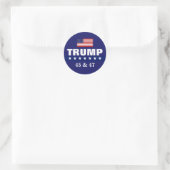 AUTOCOLLANT PRÉSIDENT TRUMP (Sac)