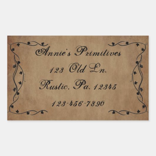 Autocollant primitif (Devant)