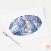 Autocollant princess blue (Enveloppe)
