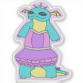 Autocollant Princesse Chumby Dragon (Devant)