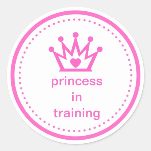 autocollant Princesse en entraînement (Devant)