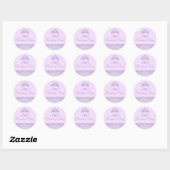 Autocollant Princesse Violette (Feuille)