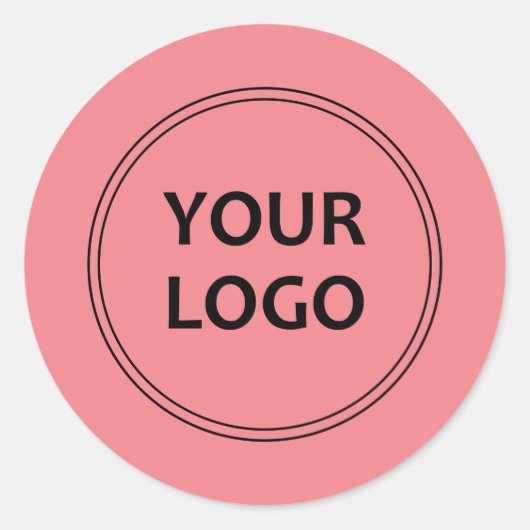 Autocollant professionnel personnalisé simple (Devant)