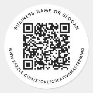 Autocollant promotionnel personnalisé QR Code Peti