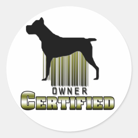 Autocollant propriétaire certifié (Devant)