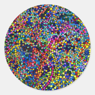 Autocollant psychédélique de Chromovescent