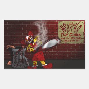 Autocollant Psychopathe le Clown