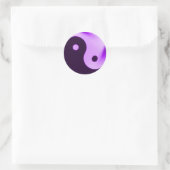 Autocollant Purple Yin yang (Sac)