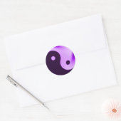 Autocollant Purple Yin yang (Enveloppe)