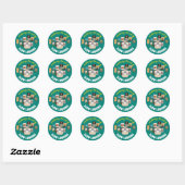 Autocollant PZ de regard lent (Feuille)