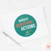 Autocollant PZ Insights, Actions, Questions (Enveloppe)