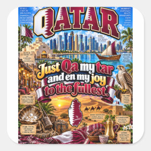 Autocollant Qatar