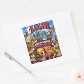 Autocollant Qatar (Enveloppe)