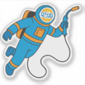 Autocollant Qfab Astrowelder du Golfe (Devant)