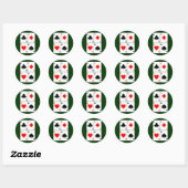 Autocollant quatre cartes (Feuille)