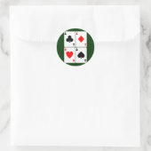 Autocollant quatre cartes (Sac)