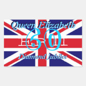 Autocollant Queen Elizabeth Diamond Jubilee (Devant)