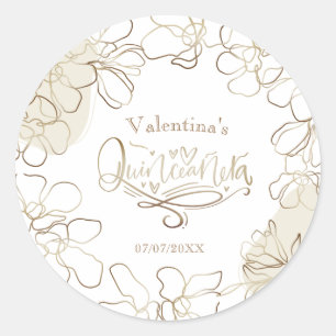 Autocollant Quinceañera