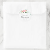 Autocollant Quinceanera d'aquarelle végétale (Sac)