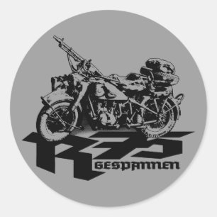 Autocollant R75 rond classique