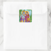 Autocollant Radha Krishna (Sac)