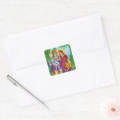Autocollant Radha Krishna (Enveloppe)