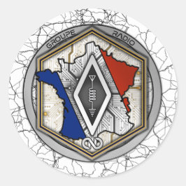 AUTOCOLLANT RADIO 2025 RONDE STICKER