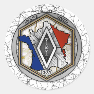 AUTOCOLLANT RADIO 2025 RONDE STICKER