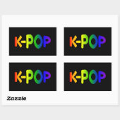 Autocollant Rainbow K-Pop (Feuille)