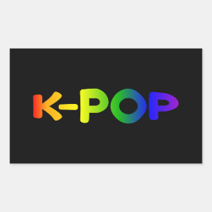 Autocollant Rainbow K-Pop