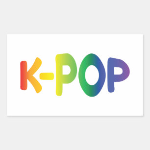 Autocollant Rainbow K-Pop Ver 2