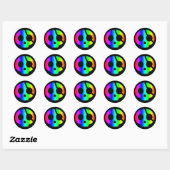 Autocollant Rainbow Pirate Skull (Feuille)