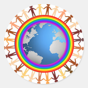 Autocollant Rainbow Pride