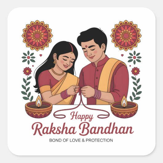Autocollant Raksha Bandhan (Devant)