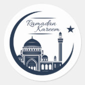 Autocollant Ramdan Kareem Round (Devant)