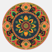 Autocollant Rangoli Design (Devant)