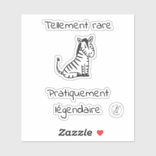 Autocollant rare légendaire