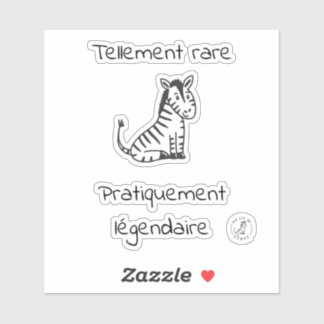 Autocollant rare légendaire