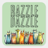 Autocollant Razzle Dazzle (Devant)