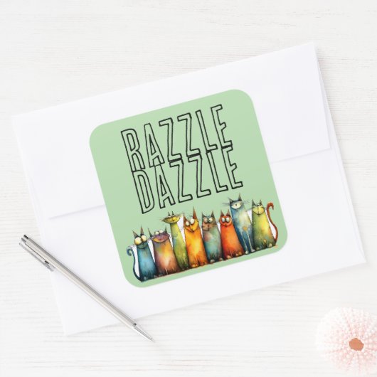 Autocollant Razzle Dazzle (Enveloppe)