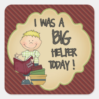 Autocollant récompensateur de cuisine Bandes rouge