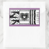 Autocollant Rectangle (Sac)