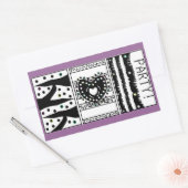 Autocollant Rectangle (Enveloppe)