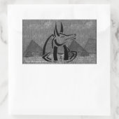 Autocollant Rectangle Anubis (Sac)