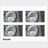 Autocollant Rectangle de la lampe de tête de voitu (Feuille)