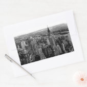 Autocollant rectangle de New York (Enveloppe)