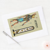 Autocollant rectangle Horus (Enveloppe)