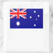 Autocollant Rectangle Indicateur Australie (Sac)