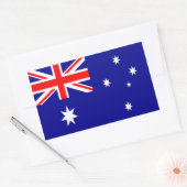 Autocollant Rectangle Indicateur Australie (Enveloppe)